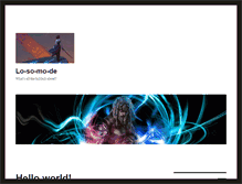 Tablet Screenshot of losomode.com
